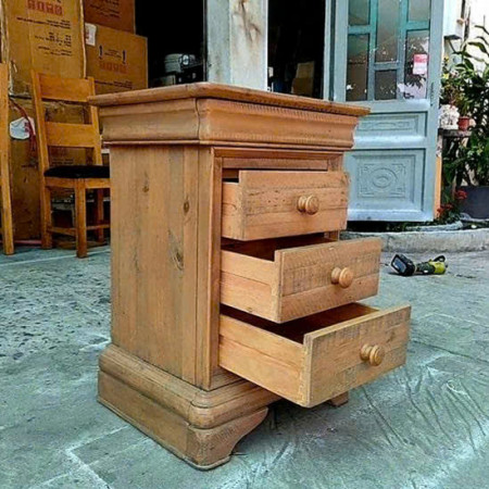 EU 02 - Tủ Đầu Giường + 03 Ngăn Kéo